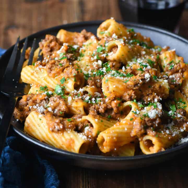 Rigatoni Bolognese Recipe